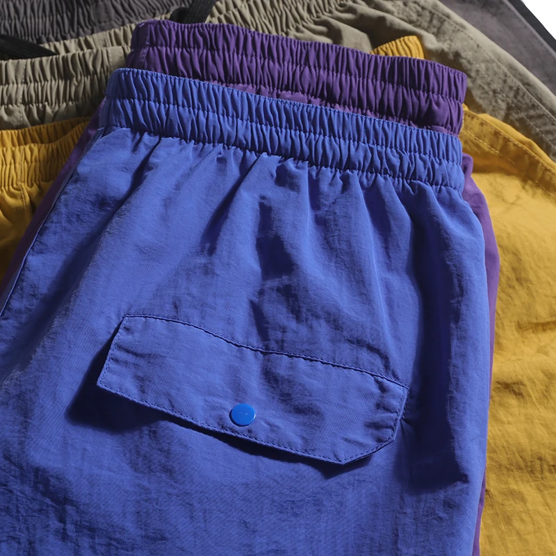 Summer Casual Shorts Men's and Women's Candy-Colored Running Loose Cargo Four-Fifth Pants Quick-Drying Beach Pants