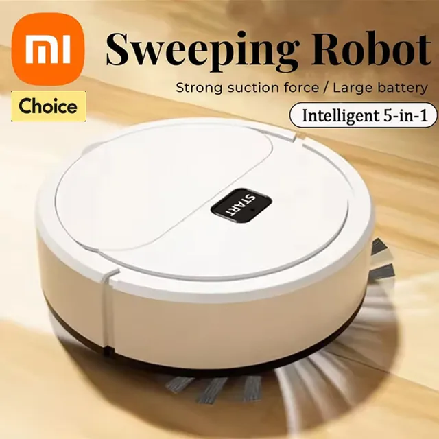Xiaomi Automatic Sweeping Robot Home Vacuum Cleaner USB Rechargeable Wet Dry Sweeping Lazybones Intelligent 3 In1 Sweeper New 1