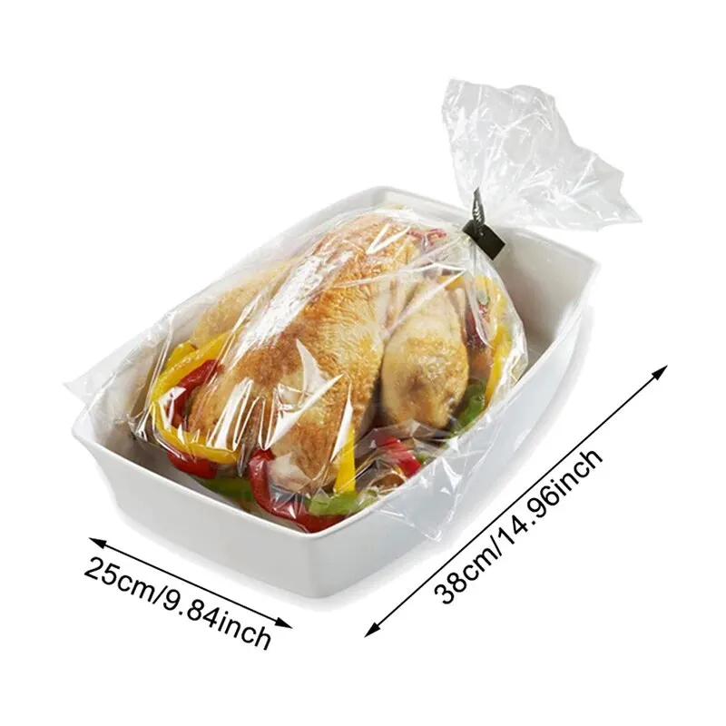 10/20pcs Turkey Bag Oven Roasting Bags Baking Sleeve Slow Cooker Crock Pot Liners for Cooking