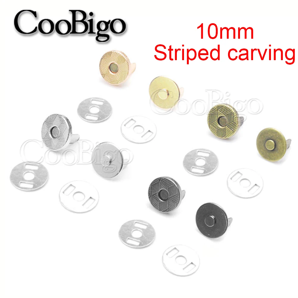 50sets Metal Magnet Snaps Buttons Fasteners Closures for Clothes Bags Sewing Accessories 4 In1 Strong Magnetic 10mm 14mm 18mm 3