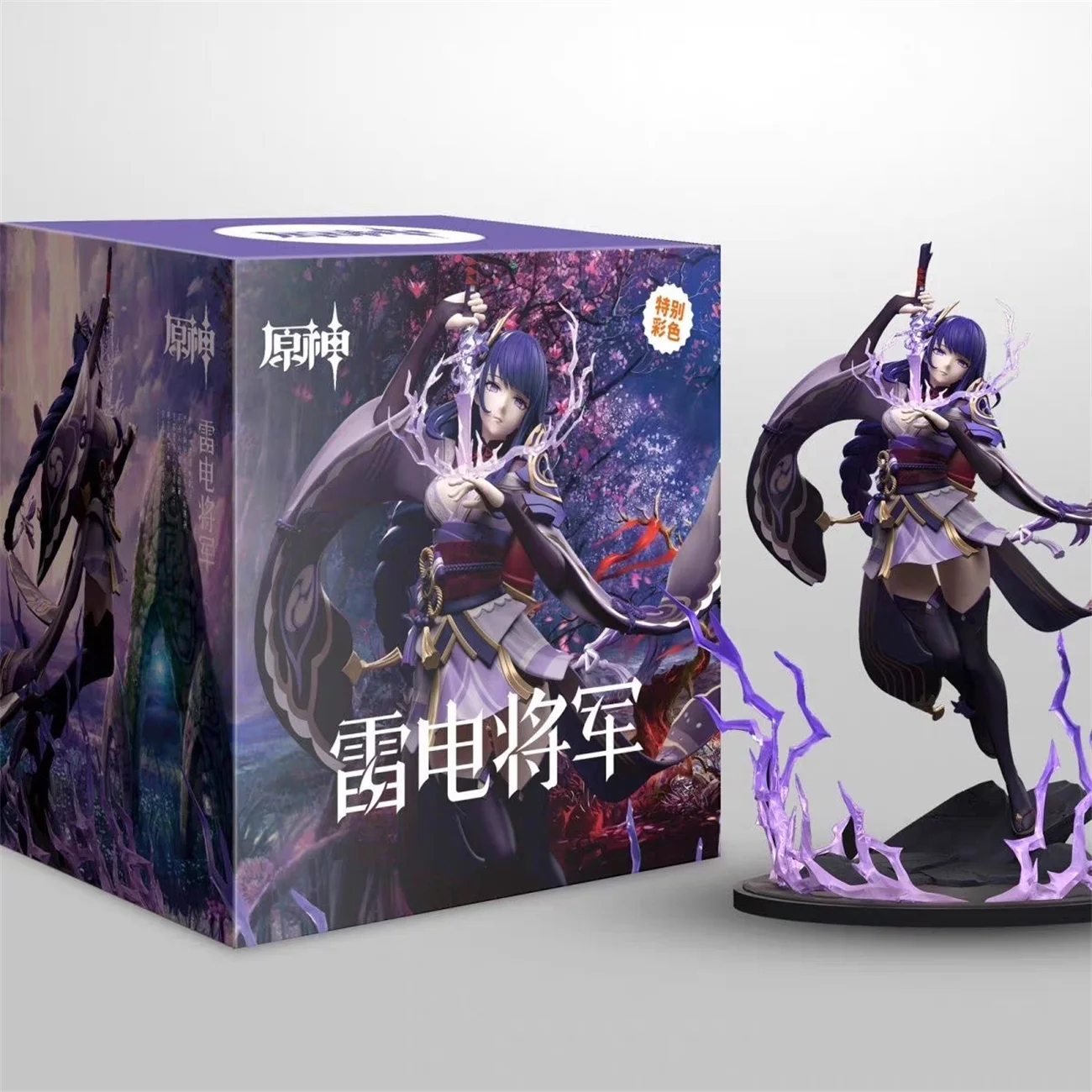 

Genshin Impact Raiden Shogun Decor Figure PVC Collection Model Anime Toy Gift