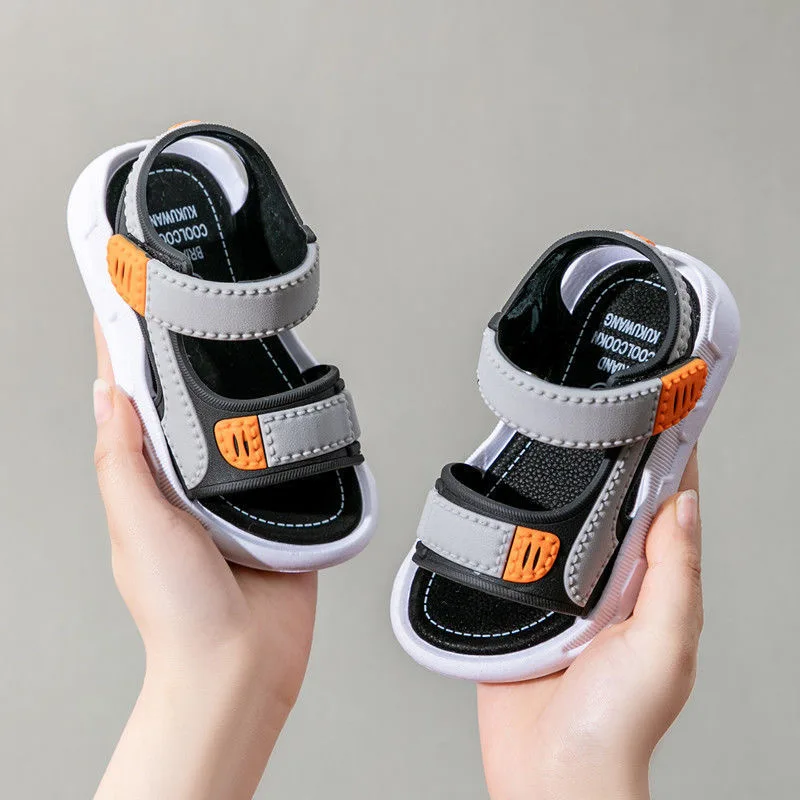 Baby Shoes Kids Shoes Children Sandals Kids Sandals Beach Shoes Boys and Girls Sandals Shoes Soft Soled Children Kids Baby Beach Shoe Swimming Shoe Outdoor Sandal Roman Slippers 21-35 Size