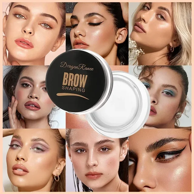 Eyeliner opaco Crema per sopracciglia Gel Impermeabile a lunga durata Contouring Marrone Nero Crema per sopracciglia Correttore per sopracciglia selvagge 3