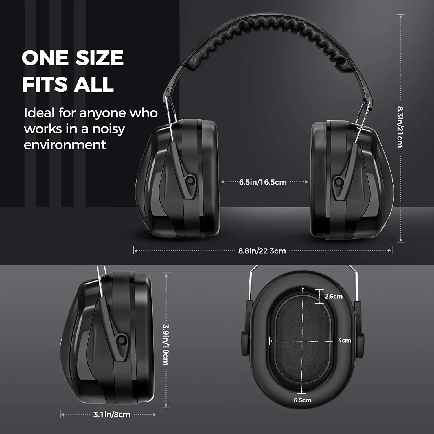 Mpow Noise Reduction Hearing Protection Earmuffs