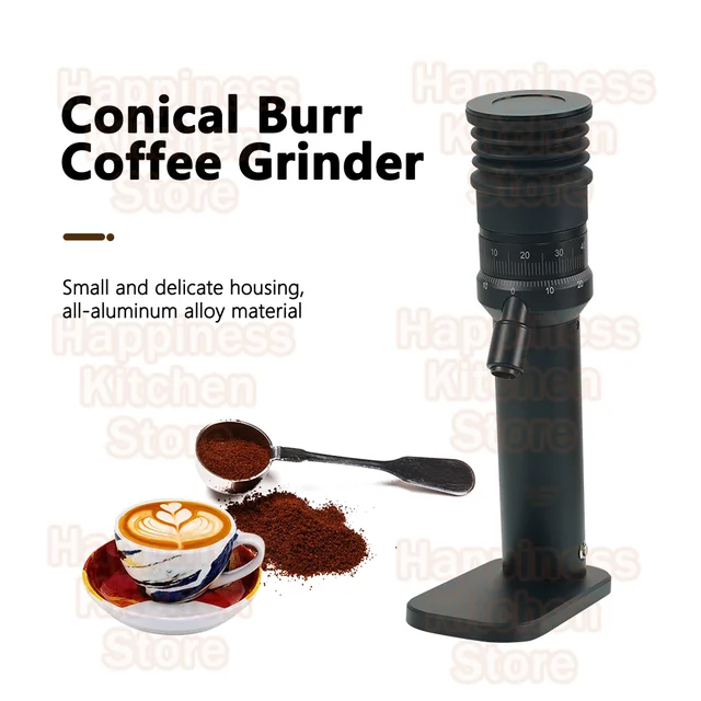 47mm Burr Small Electric Coffee Mill Bean Grinder Conical Burr New Arrival  Household Espresso Coffee Grinder - AliExpress