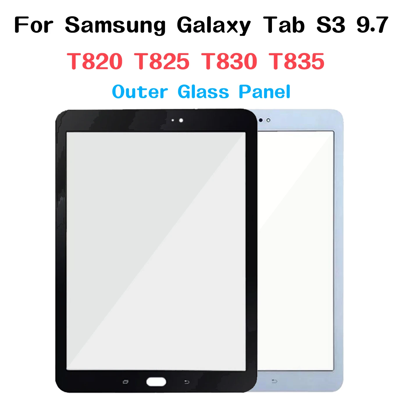 

9.7 inch For Samsung Galaxy Tab S3 9.7 2017 T820 T825 T827 T830 glass panel Digitizer Replacement