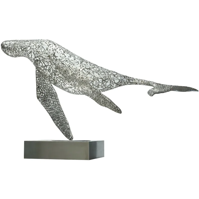 

YY Sculpture Real Estate Soft-Mounted Pool Large Floor Animal Device Decoration