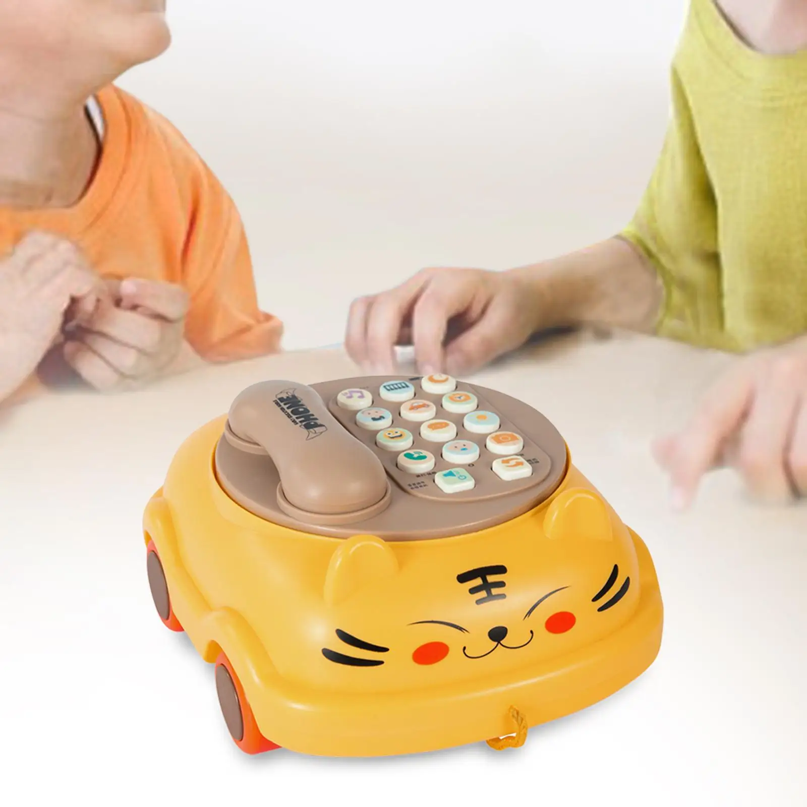 Kid Phone Lights Baby Toy Phone Montessori for 3 Years Old Creative Gift Children Preschool Educational Learning Girl