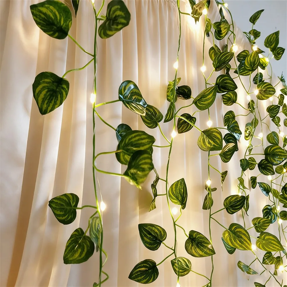 Battery-Powered Ivy Fairy String Lights - 10M