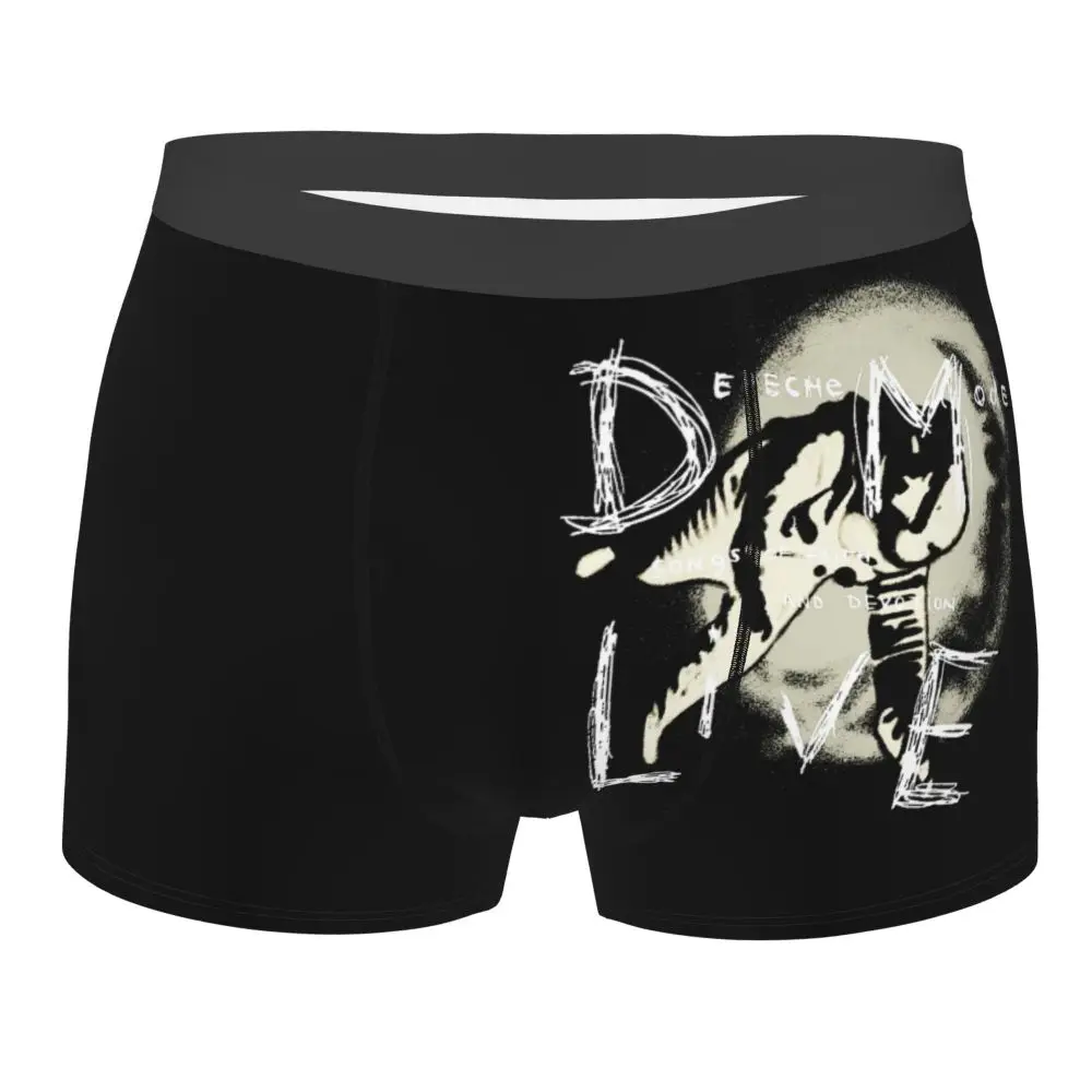 Custom Electronic Rock Depeche Cool Mode Boxers Shorts Men Briefs Underwear Cool Underpants