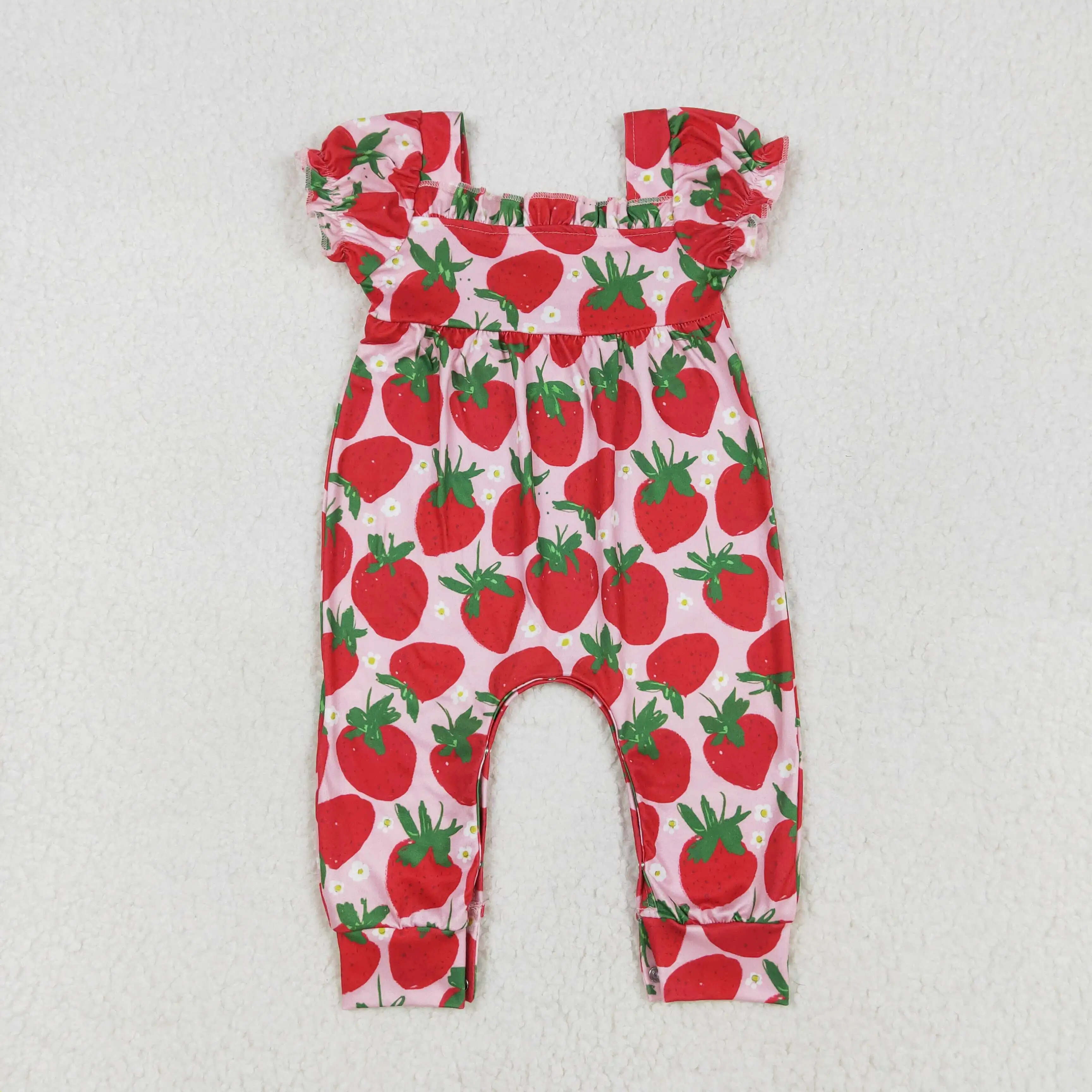 3.27y NEW stock baby summer girls romper wholesale boutique fishing float red bow blue vest rompers