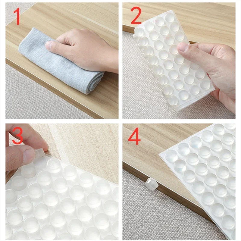 Self Adhesive Door Stopper Silicone Furniture Pads Cushion Protective Pads Clear Door Stops Rubber Damper er Cabinet Bumpers silicone furniture pads rubber furniture pads silicone door stoppers rubber door stoppers