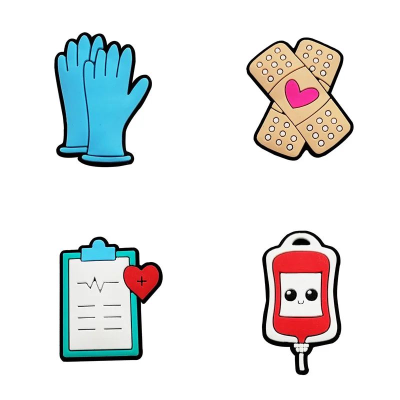 Nurse-Themed Shoe Charms for Clogs and Accessories Decoration