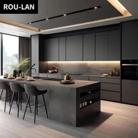 ตู้ครัวแบบกำหนดเอง ตู้เก็บของ ตู้เก็บช้อนส้อม ตู้เก็บภาชนะบนโต๊ะอาหาร โต๊ะเกาะกลาง ชุดเฟอร์นิเจอร์ครัว 2