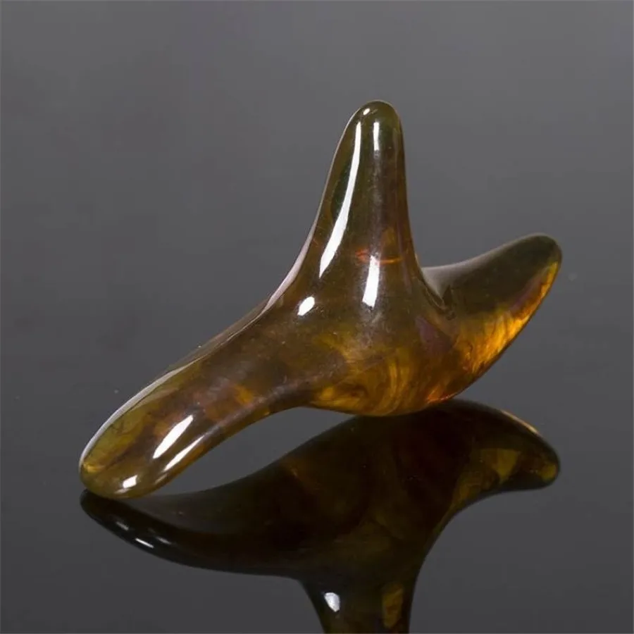 Body massage board scraping triangle amber foot massager massage acupuncture shiatsu scraping tool