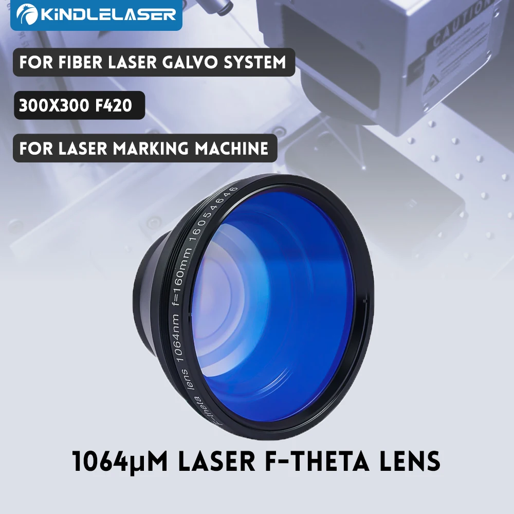 KINDLELASER F theta Lens 1064nm Focus Lens Laser Focal length 63 420mm Scan Field 50×50 300×300