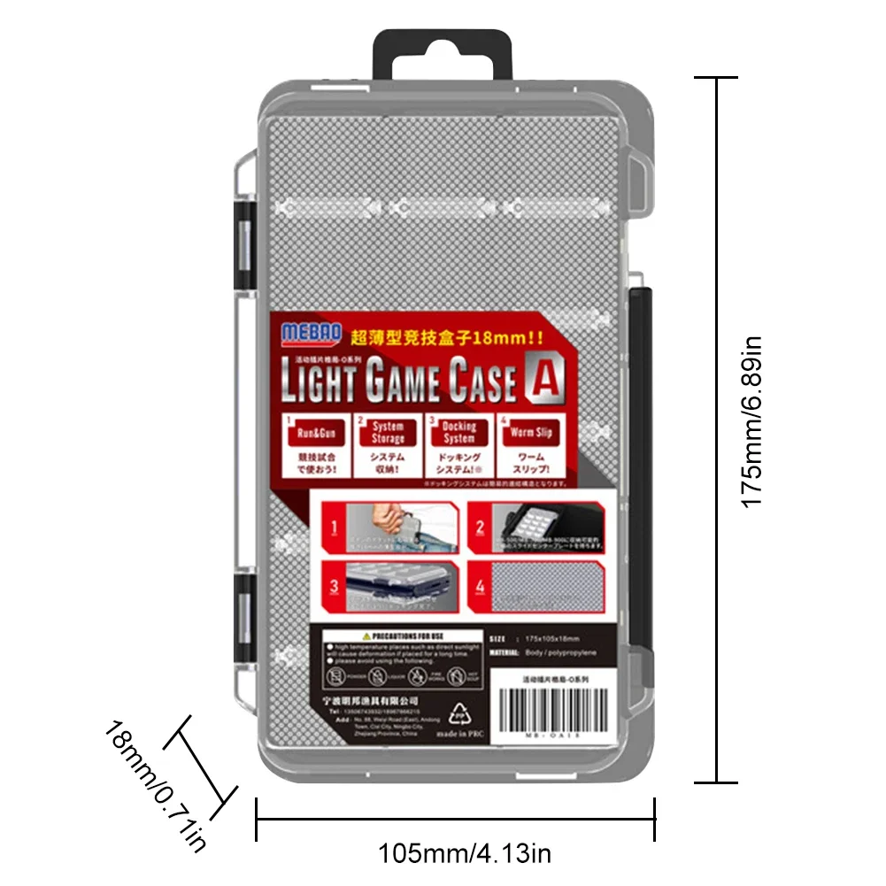 Portable Fishing Bait Box Waterproof Bait Lure Hook Boxes Compartments  Shockproof Adjustable Partition Fishing Gear Accessories - AliExpress