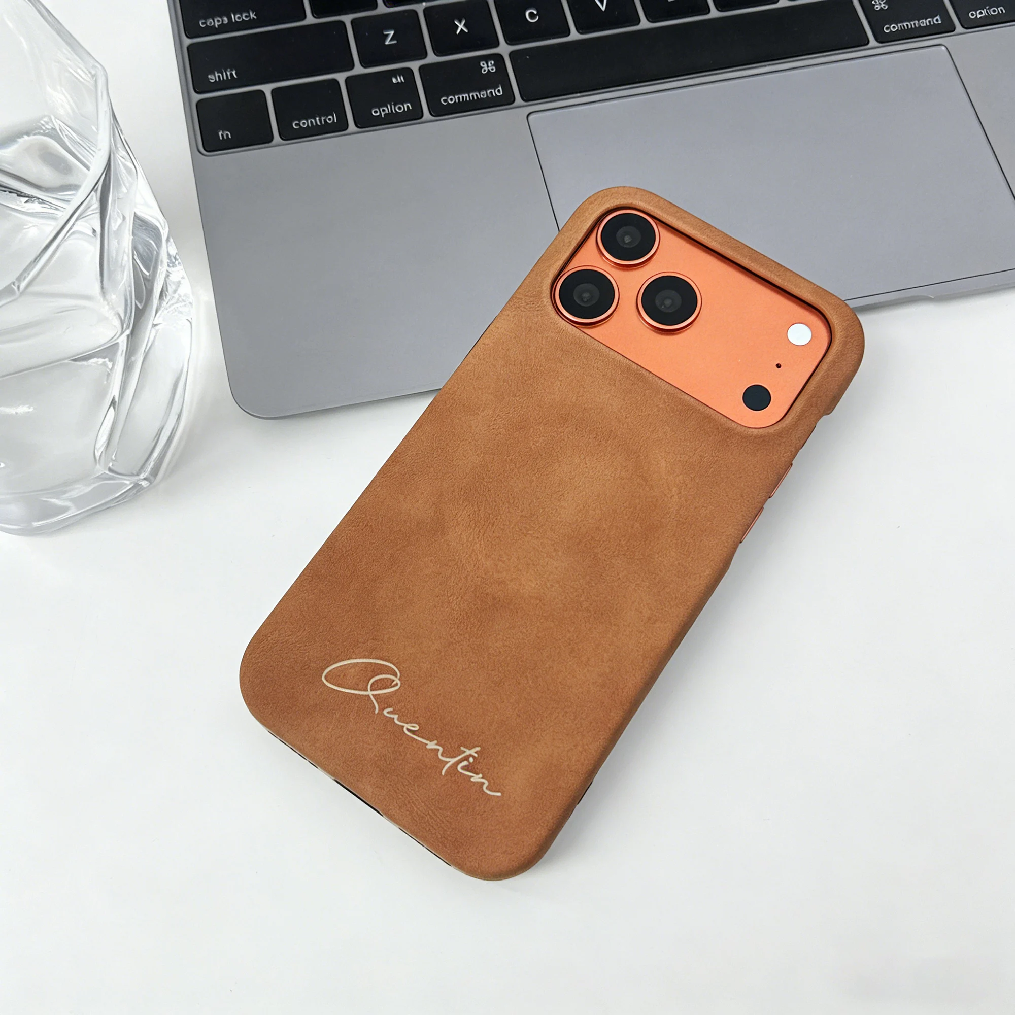 Custom Name Laser Engraving Signature Magnetic Wireless Charging or Insertable thumbnail 2