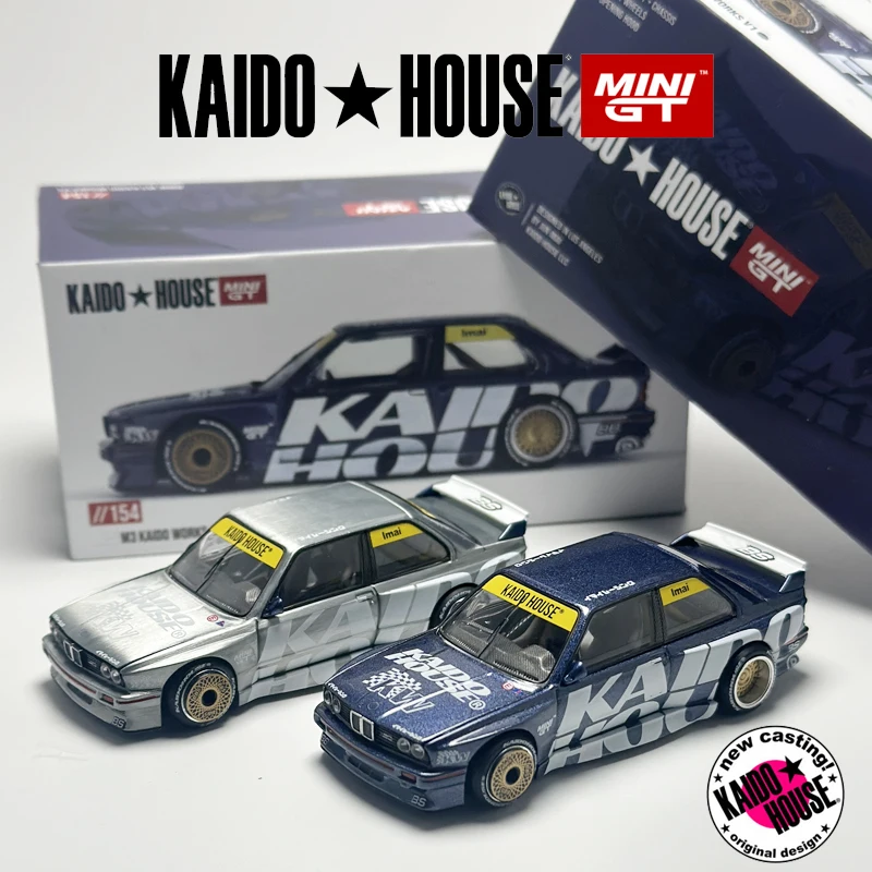 Kaido House M3 E30 Blue V1 alloy car model 154 Chase