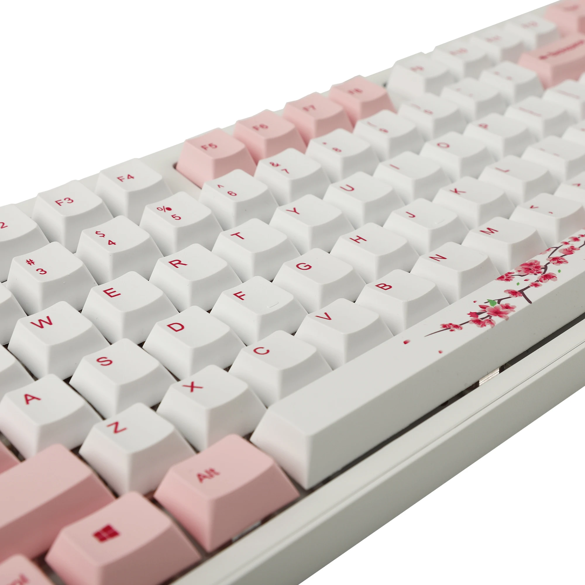 Ymdk-teclado Mecânico Perfil Cereja Cinco Lados Dye Sub Pbt Keycap para Interruptores Ansi mx 61 64 68 84 87 96 104 108 - Imagem 2