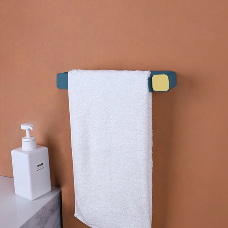 Bathroom Slippers Rack Self Adhesive Punch-free Wall-towel Mounted Hook Space-saving Toilet Wall Door Home Storage Shelf storage rack wall mounted storage box plastic storage rack