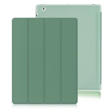 

For iPad 2 3 4 Case Leather Flip Cover for iPad 2 Case A1396 Smart Stand Holder Funda for ipad 4 Case A1458 A1460