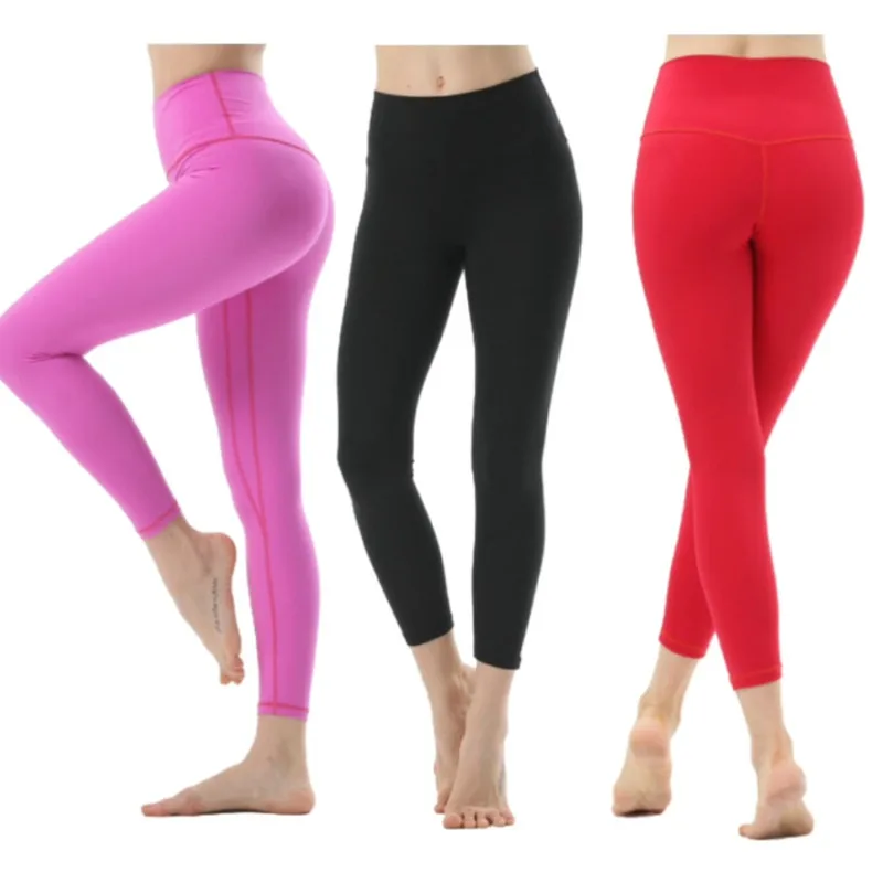 

New Pant of Second Skin Feel Yoga Pants Women Stretch Sport Gym High Waist Push Up Legging Fitness Running Tights Joggers