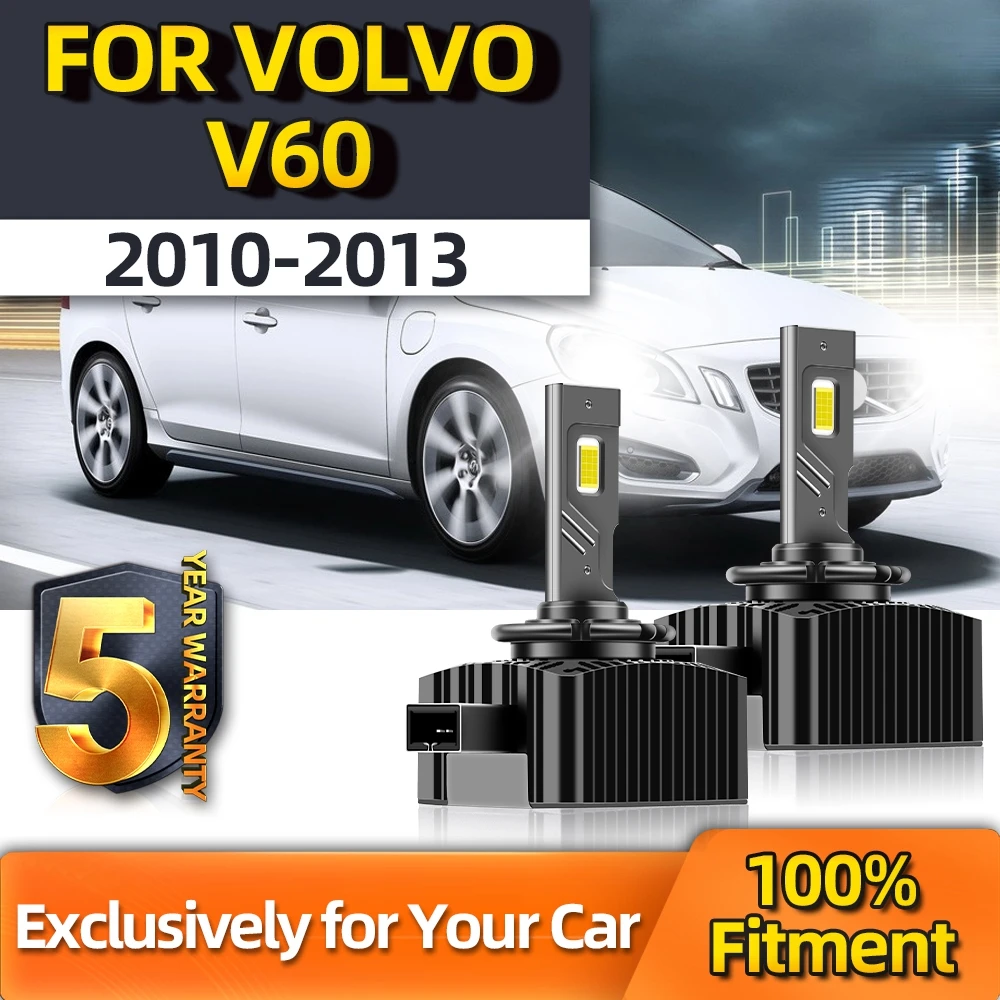 

Crossfox 2010 лм Turbo D1S с CSP светодиодный заменяемые автомобильные HID автомобильные аксессуары Plug & Play для Volvo V60 2011 2012 2013