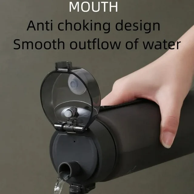 1PCS Portable BPA Free Leak Proof Sports&Fitness Frosted Water Bottle High Quality Children and Adults Casual Water Cup 6