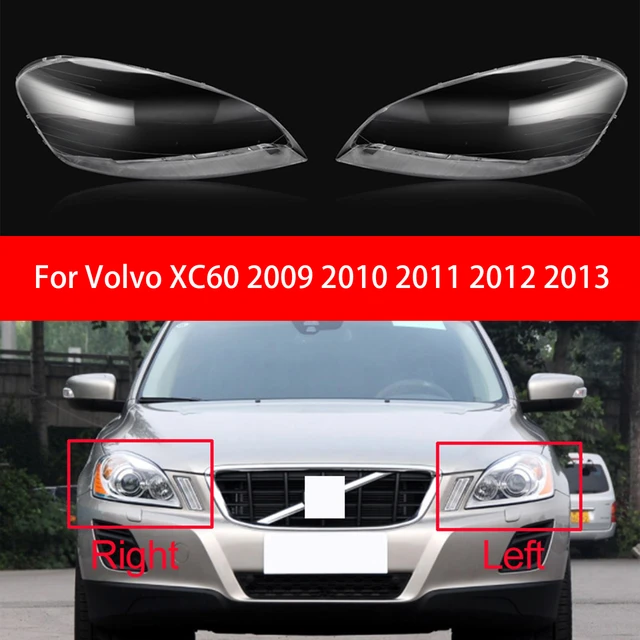 For Volvo XC60 2009 2010 2011 2012 2013 Headlight Shell Lamp Shade  Transparent Lens Cover Headlight Cover - AliExpress