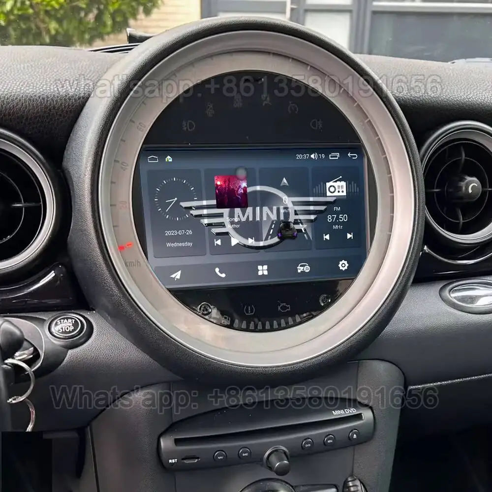 Para BMW Mini Cooper R56 R57 R58 R60 2007 2008 2009 2010 2011 2012 2013 Carplay Radio de coche Multimedia GPS unidad principal unidad estéreo PC 5
