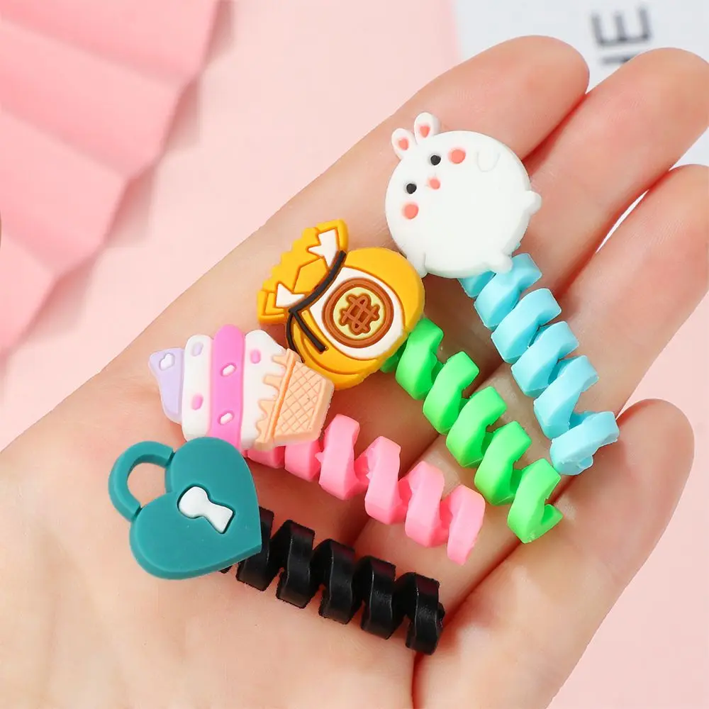 USB 보호 케이스 클립 충전 케이블 홀더 코드 보호기 데이터 라인 보호기 와인더 커버