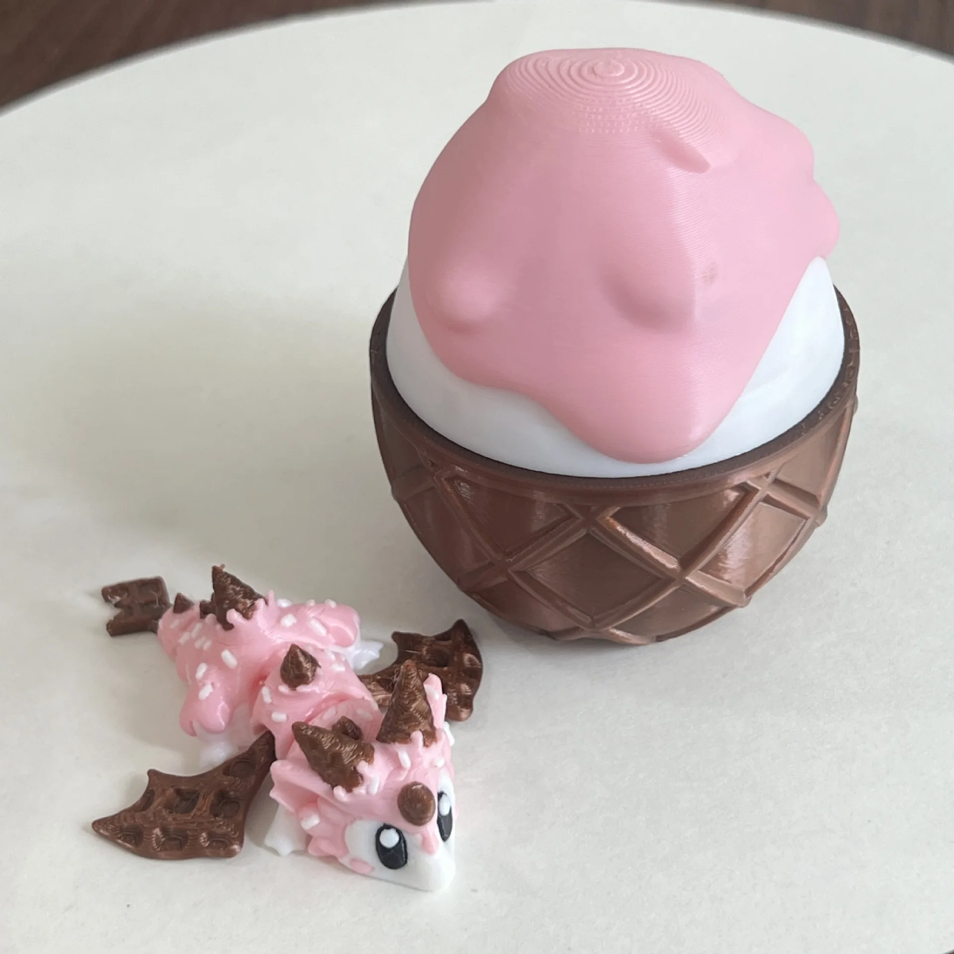 Serie Draghetto Uovo pastello Snodabile 3D in vari tempi e colori (Fiori, Ghiaccio, Dolci) 13 Serie Draghetto Uovo pastello Snodabile 3D in vari tempi e colori (Fiori, Ghiaccio, Dolci) - immagine 9