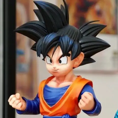 18cm anime dragon ball figures infância troncos goku super saiyan filho  goten pvc figura modelo de ação bonito brinquedo coleção para o presente