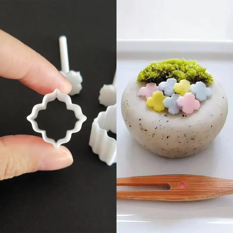 베리 DIY 일본 화과자 커터, 당나라 국지, 일본 DIY 화과자 차 제과 커터, 젤리 가위, 절단 도구