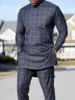 Comfortable African Men's Outfit - Breathable Dashiki Sets and Shorts with High Quality Fabric and Vibrant Colors 1