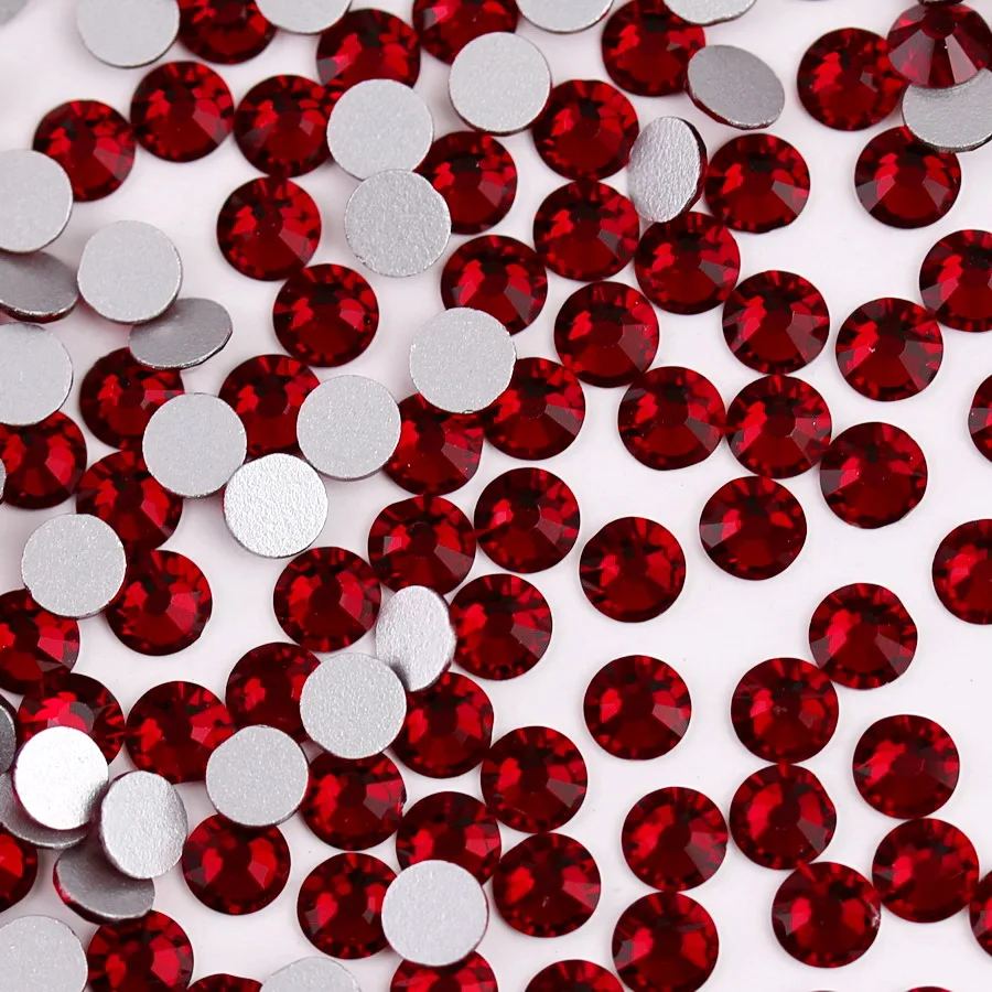 Elegant Assortment of Colorful Glass Crystal Flatback Rhinestones for DIY Nail Art and Crafts