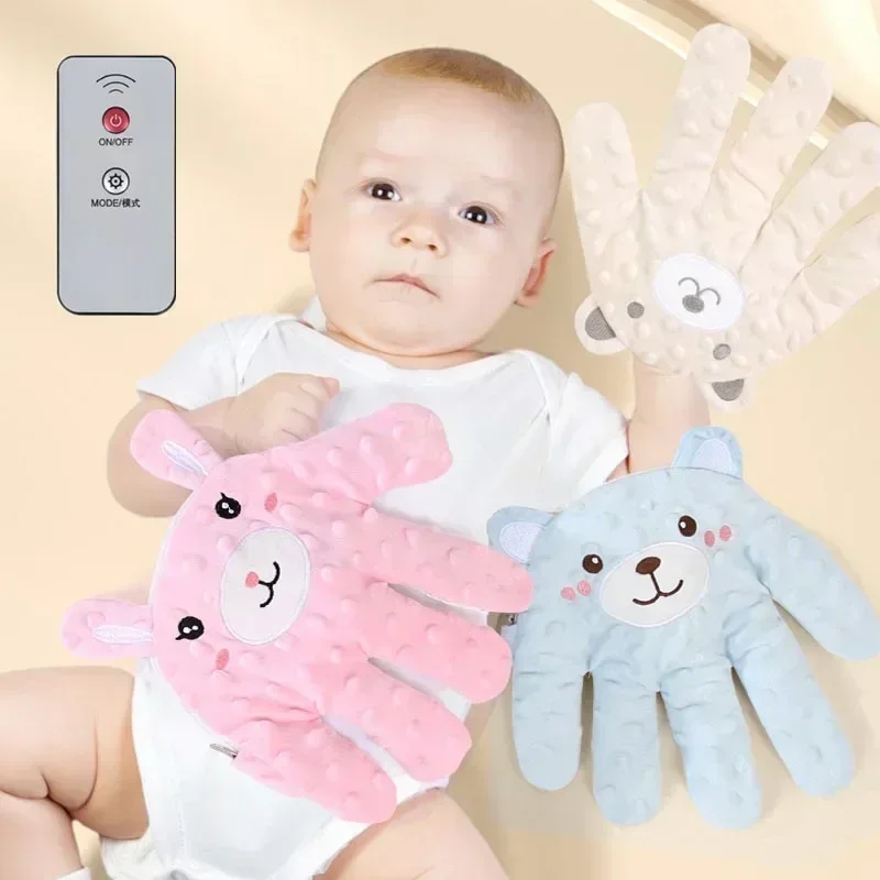 Baby Soothing Palm Sleep Pillow Newborn Electric Heated Remote Control Simulated Palm Slapping Sleep Pad Baby Care Accessories