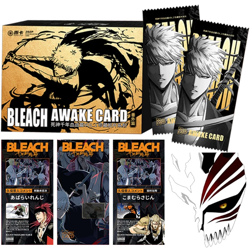 

Anime Bleach Millennium War Chapter Cards Kurosaki Ichigo Aizen Sousuke Kuchiki Rukia Ishida Uryuu Cartoon Collection Kids Gifts