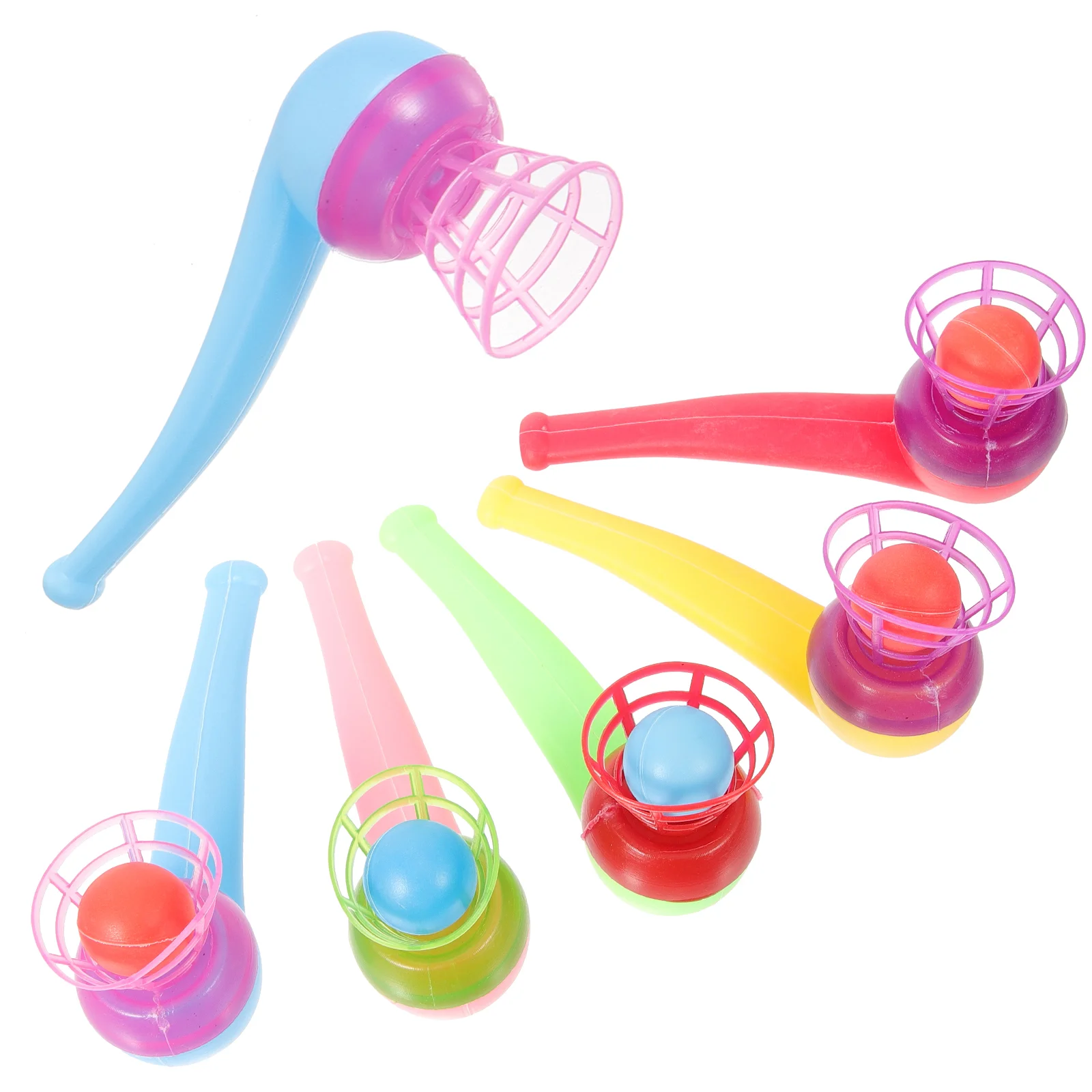 

Floating Blow Pipe Balls Game Funny Blowing Ball Toys Balance Whistles Childhood Party Favors