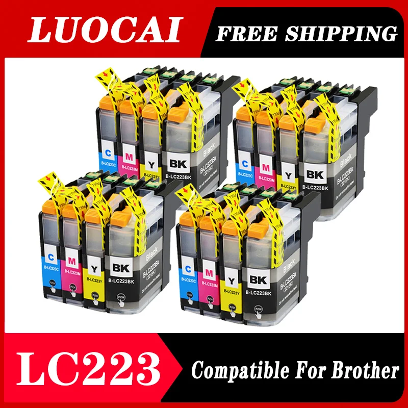 

Картриджи LC223 LC221 LC 223 для принтера Brother, 16 шт.