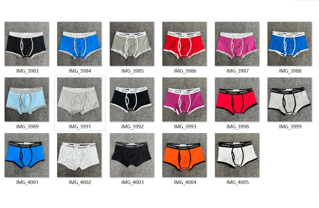 5 pcs/lot horké prodej CEODOGG 365 muži pánský spodky pánské německý boxer spodky trunks  bavlna německý boxer šortky spodky sexy dámské prádlo muži