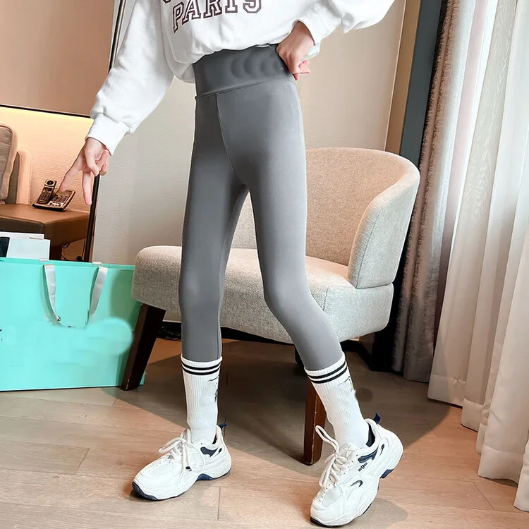 Girls Leggings Kids Skinny Pants Children Soft Legging Girl Casual  Elasticity Trousers Girls Skinny Long Pants Shiny Bottoms