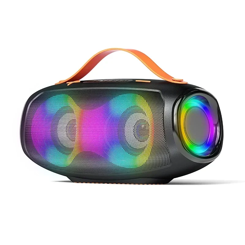 

5.3 With RGB Light Rockmia EBS-610 20W RGB Portable Waterproof Stereo Muisc Powerful Boombox Wireless Speaker Bluetooth