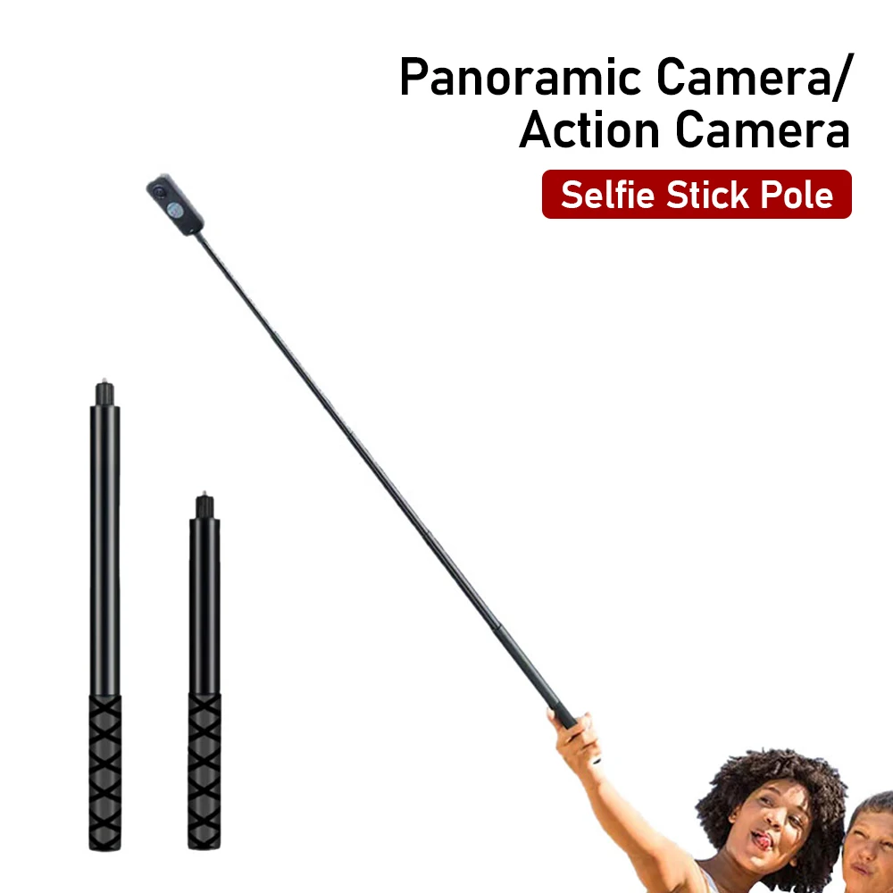 Carbon Fiber Invisible Extended Edition Selfie Stick for Insta360 X3 GO3 Action 4 Accessories for DJI GoPro 13 12 9