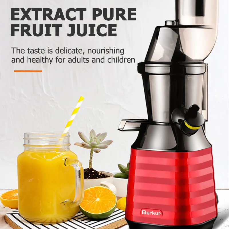 Mini Slow Juicer Household Electric Fruit Juicer Machine Screw Cold Press  Extractor Filterfree Easy Wash Fruit Vegetable Juicer