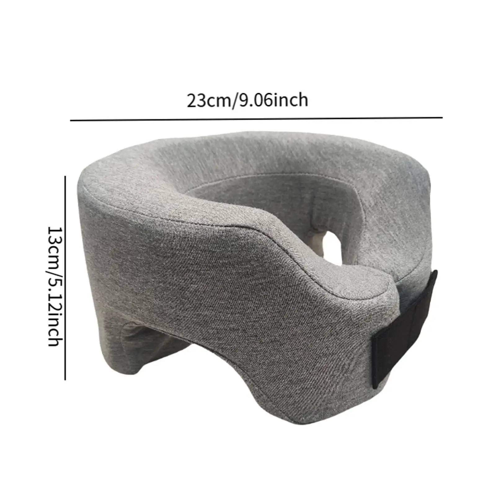 Face Down Sleeping Pillow Soft for Long Flights Travel Contoured Support 6