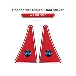 Car Door Corner Covers Anti - Collision Protector Stickers - Set of 2 (Red - 2PCS)