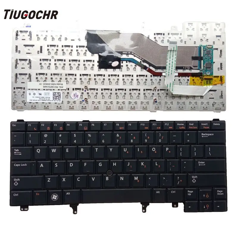 

US Keyboard Non-Backlit for Dell Latitude E6320 E5420 E5430 E6420 E6430 US 24P9