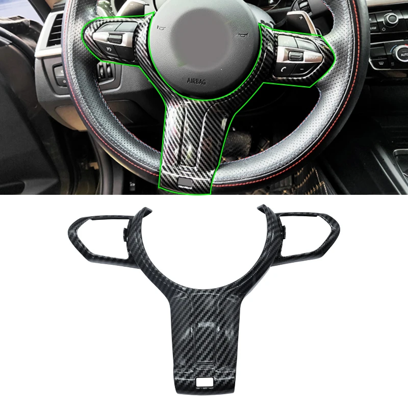Wings Annual Humiliate For Bmw F Chassis F06 F10 F11 F12 F15 F16 F20 F21 F22 F23 F30 F32 F34 Abs  Carbon Texture Car Interior Steering Wheel Cover Trim - Interior Mouldings  - AliExpress
